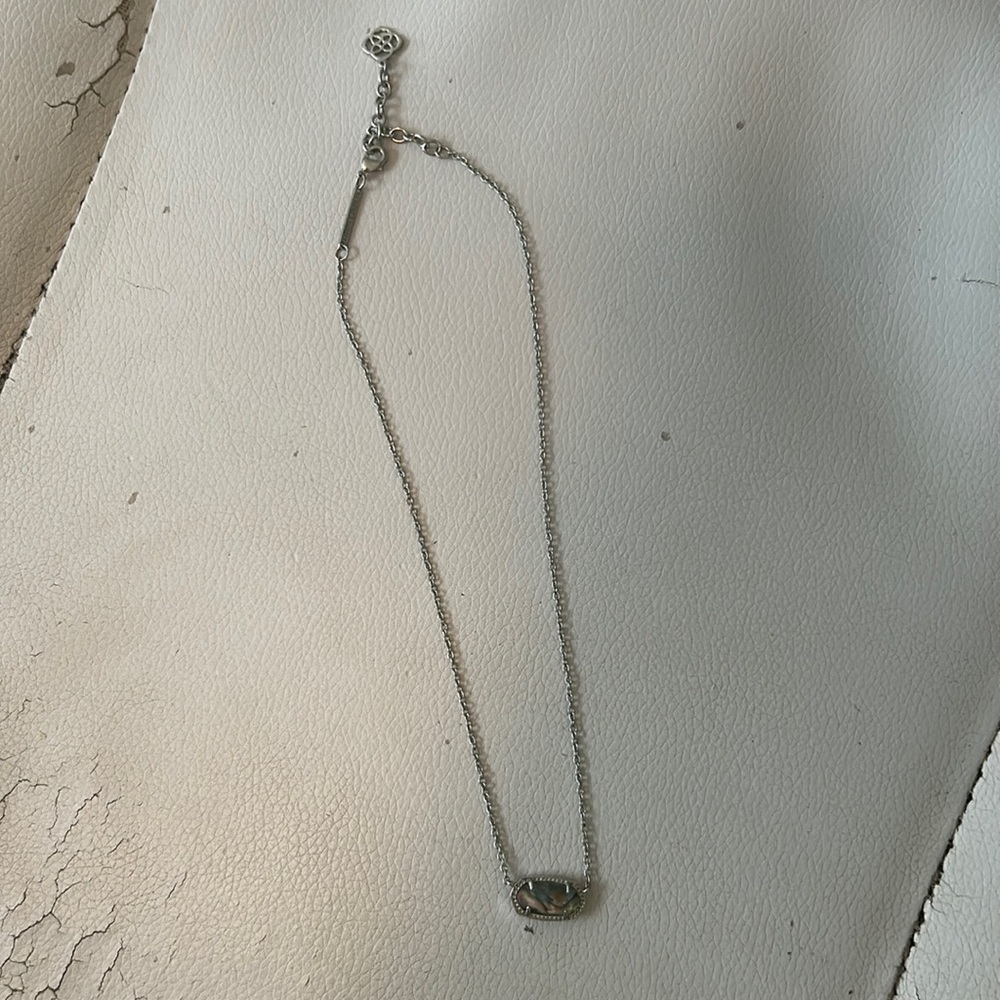 Kendra Scott Multi Color Stone/Silver Metal Necklace